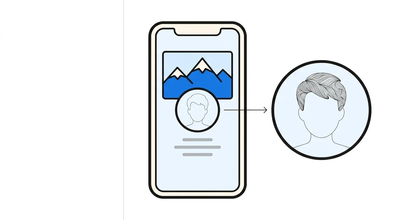Facebook profile picture enlarged to full size
